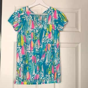 Lilly Pulitzer V-Neck Tee Shirt